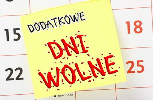 Zdjęcie obrazujące aktualność: 2 i 3 stycznia 2025r. dodatkowe dni wolne tzw.: Dyrektorskie 